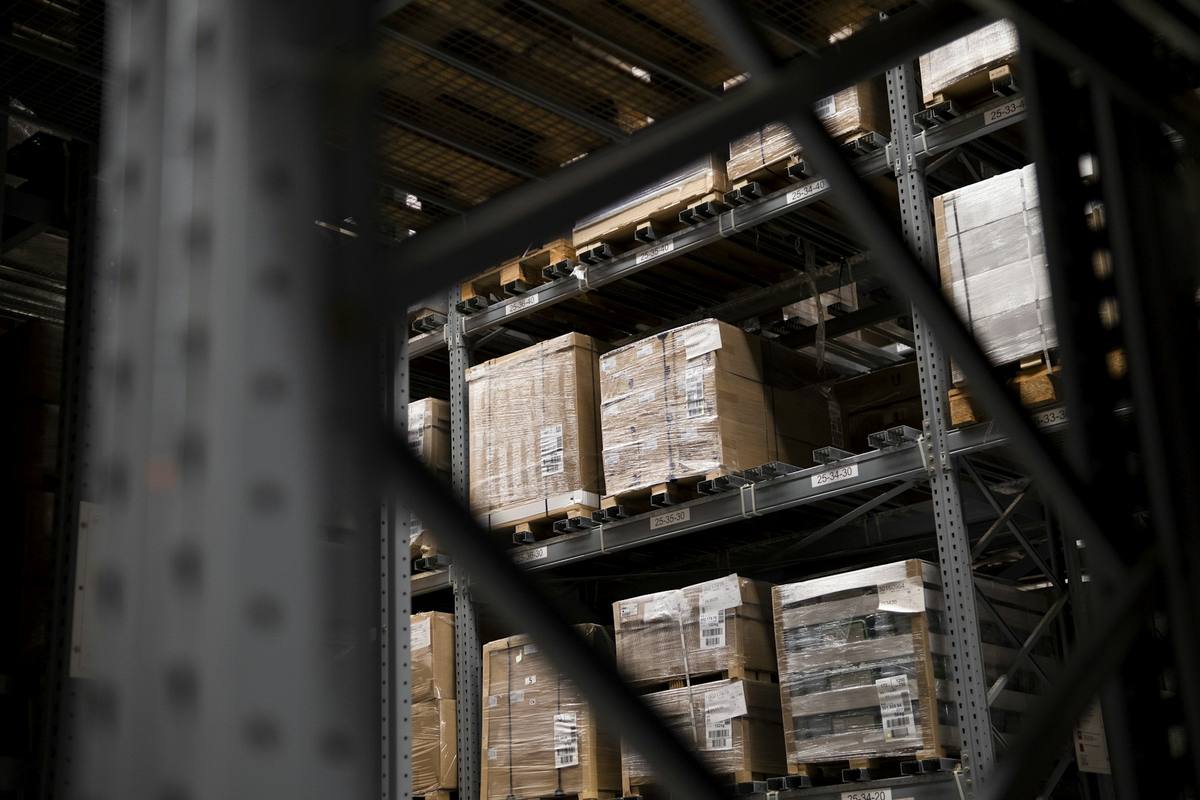 Our sourcing colleagues checking stock in a factory warehouse to verify quote basis