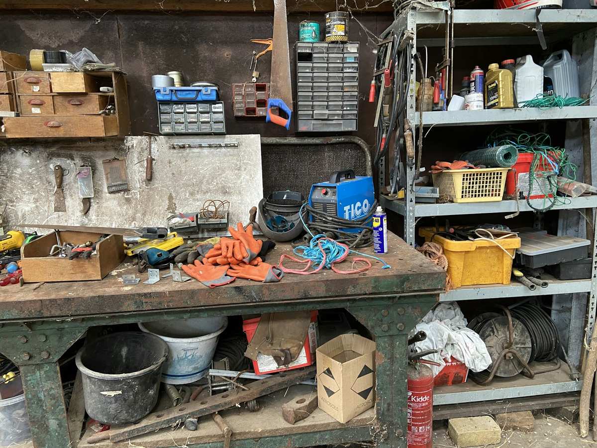 Approved sample on a factory workbench in China, with spec labels