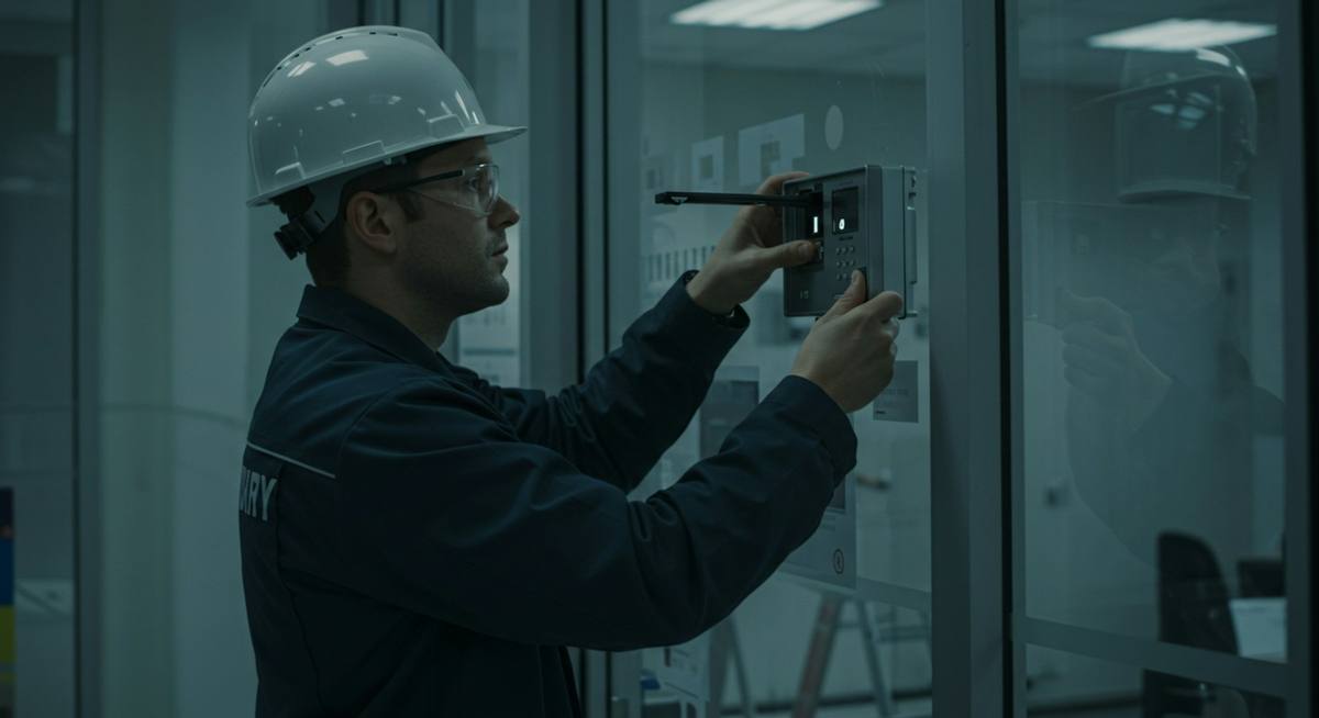 Pre-shipment inspection of smart locks and shower enclosures on site