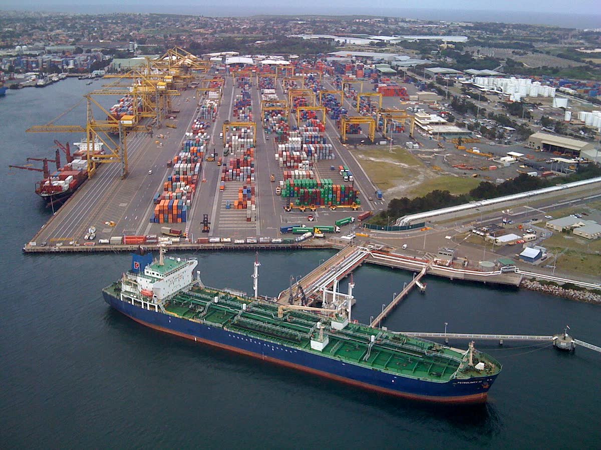 CIF Sydney: l'estremità di destinazione del piano — Port Botany movimenta il container che deve corrispondere ai documenti