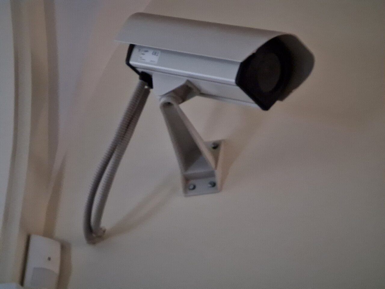 CCTV camera — the tier-one surveillance equipment specified for the hotel