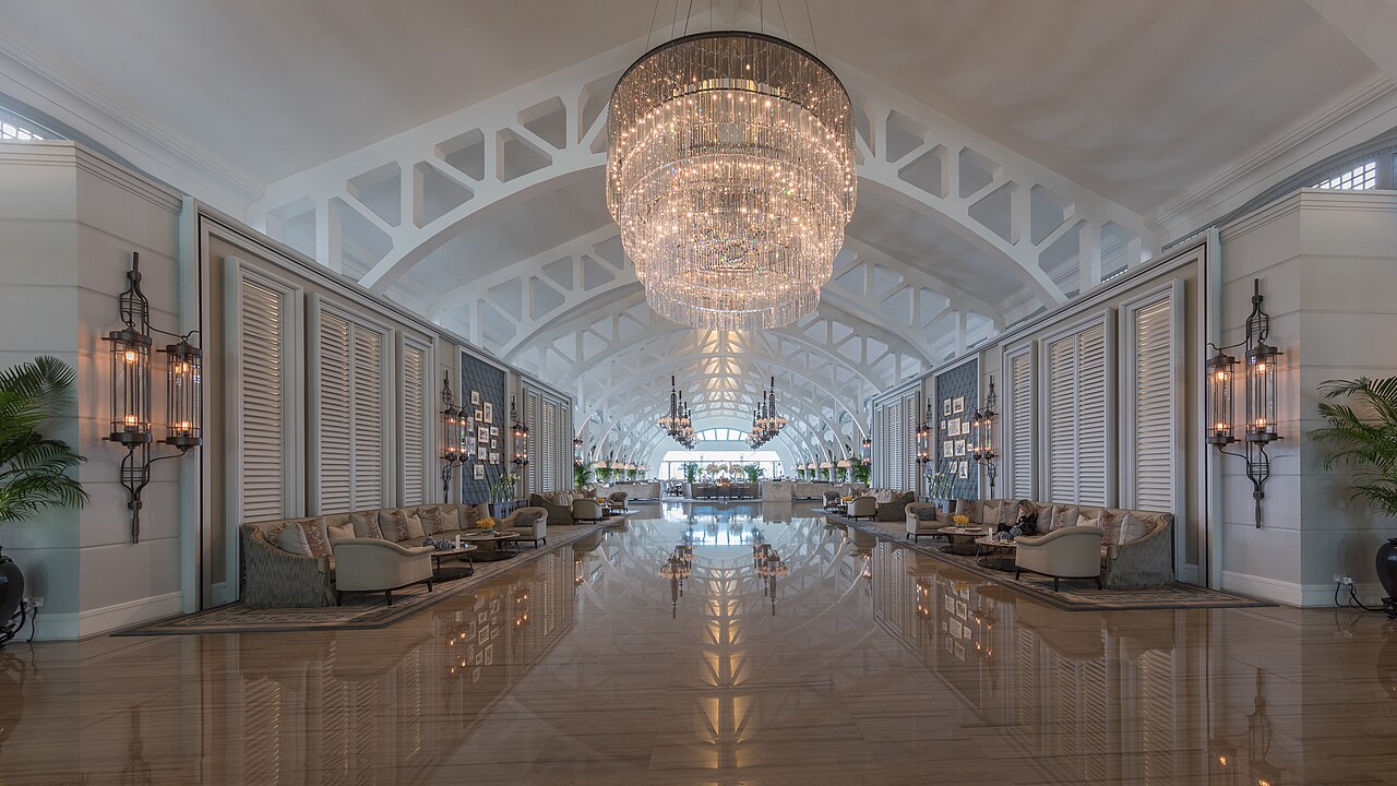 Hotel lobby — where guest WiFi earns its reputation