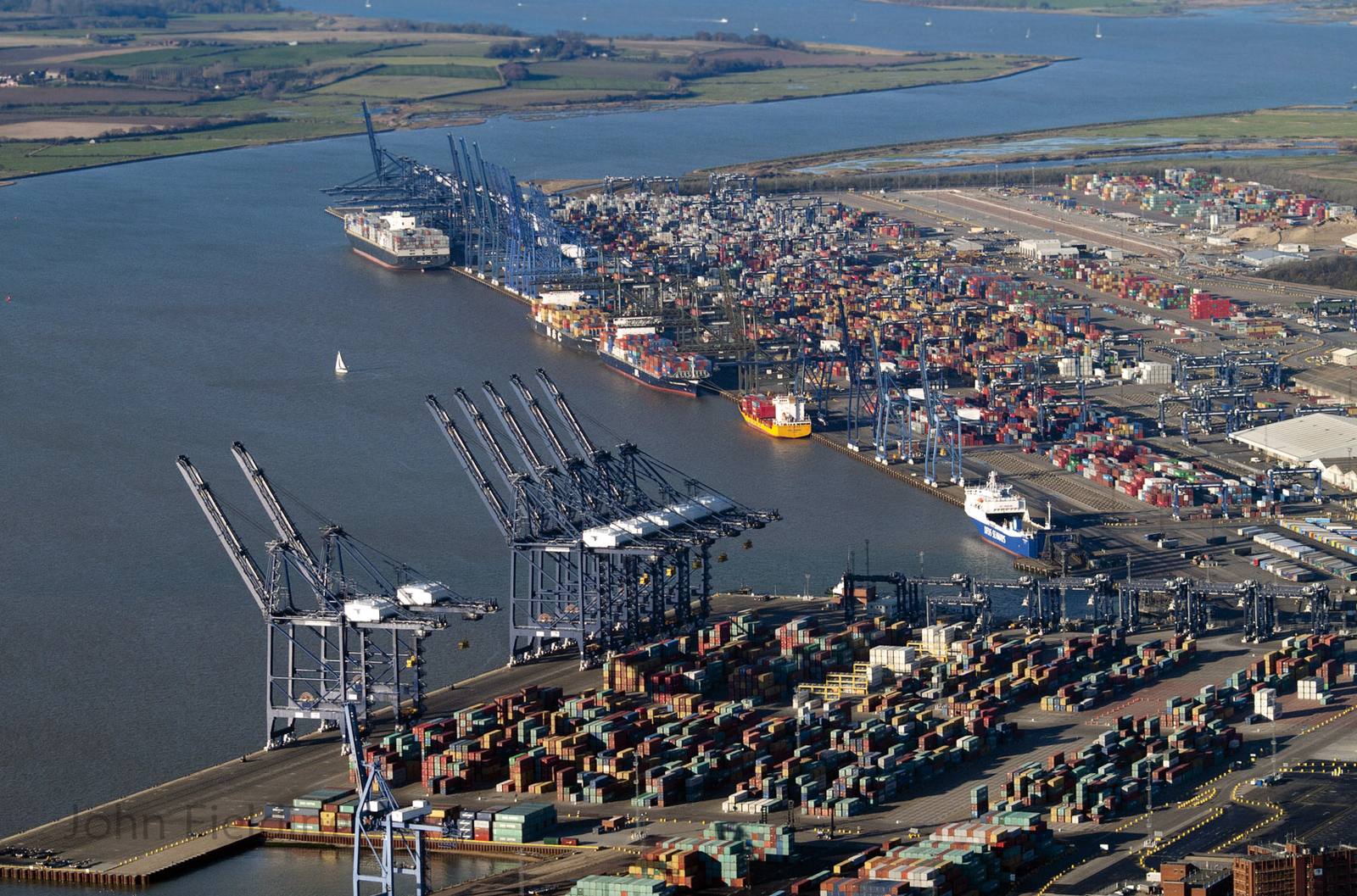 The Port of Felixstowe, United Kingdom