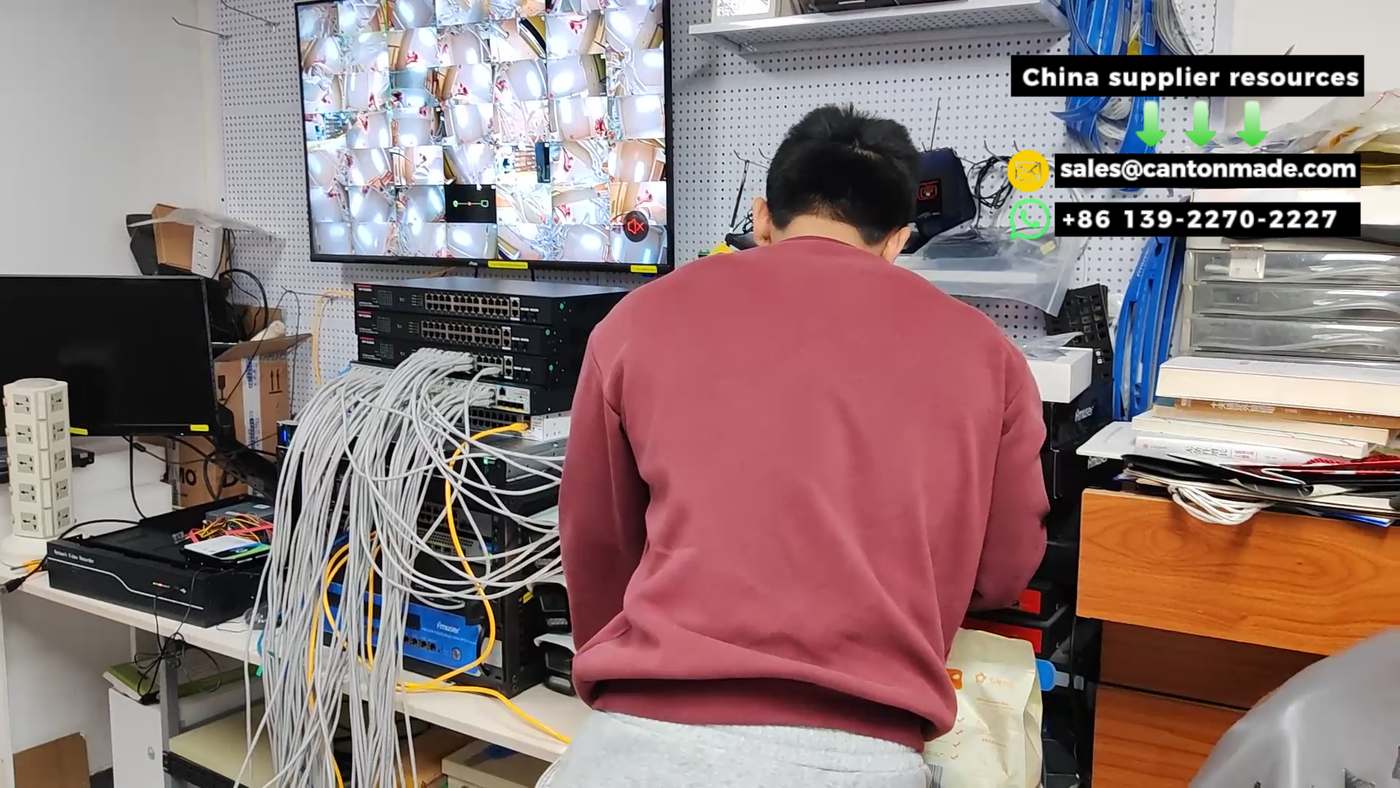 AQL sampling inspection on site: inspector checking products in the warehouse